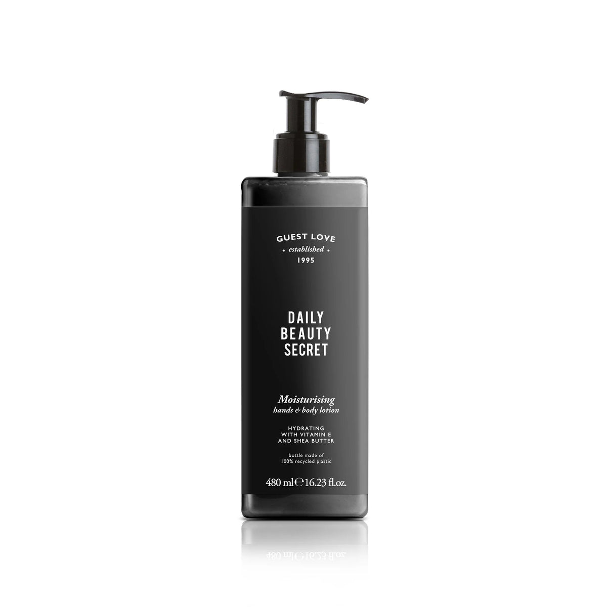 Feuchtigkeitsspendende Hand- und Körpercreme - Pumpspender 480 ML - Linie Guest Love