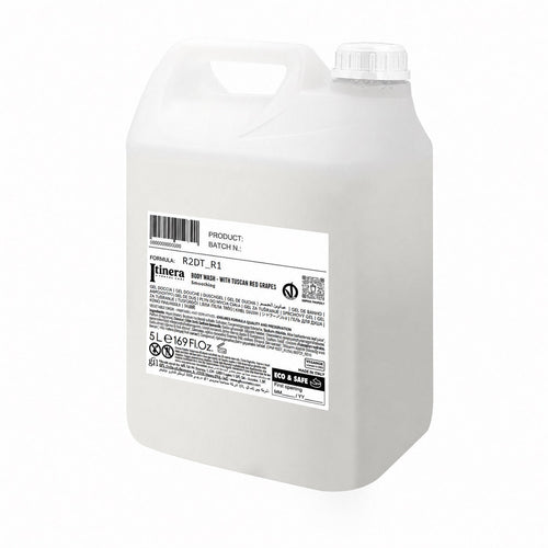 Duschgel, mit roten toskanischen trauben, kanister 5 L ECO&SAFE, Itinera