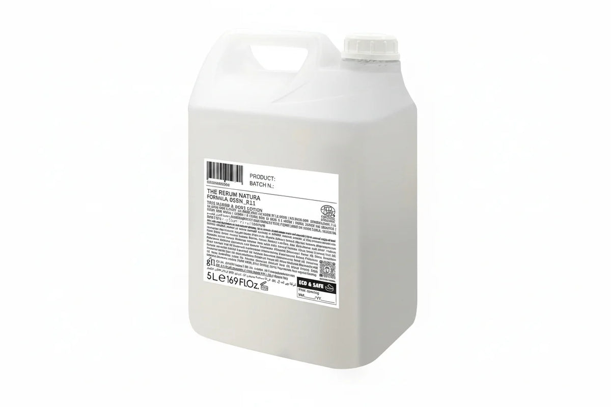5 Liter Hand- und Körpercreme mit süßer Orange mit aromatischer Note von Rosmarin-Blättern - Linie The Rerum Natura